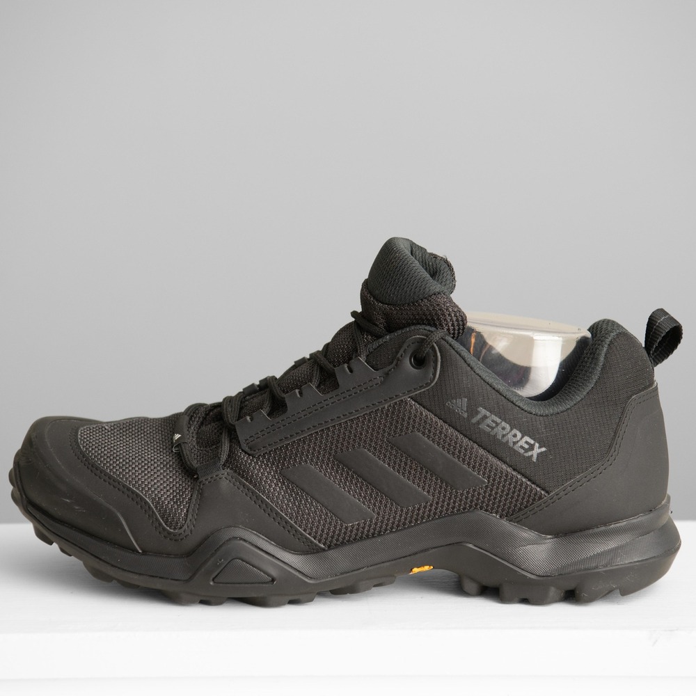 Adidas Terrex AX3 Hiking Shoes Mens Sz 10 Black Trail Sneakers GorpCore Rugged